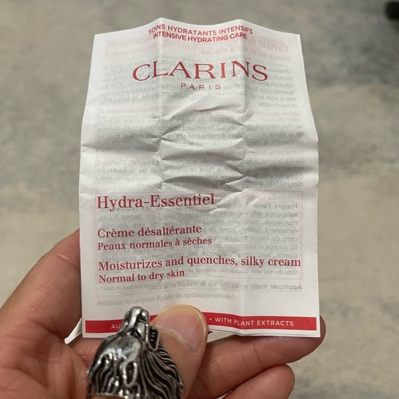 NIB 2-Pack Clarins Paris Huile Tonic Body Oil & Hydra-Essentiel Silky Cream - Picture 7 of 7